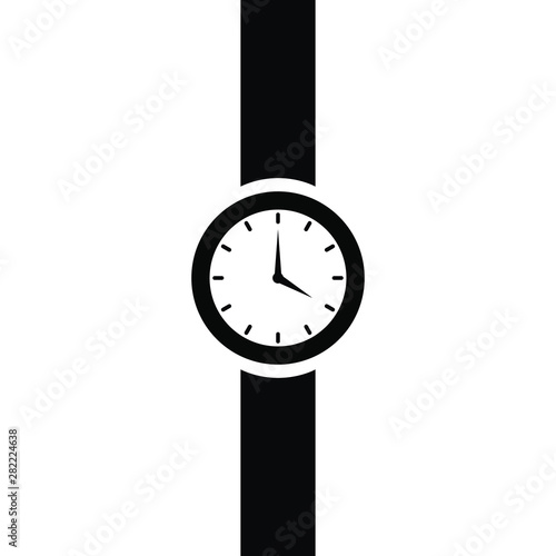 Vector clock with simple but unique design. Good for icon, logo and wallpers. Flat style for remind to wake up.