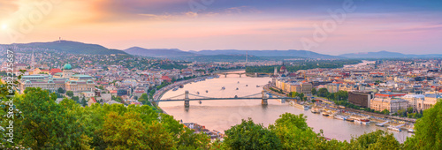 Photography Budapest skyline in Hungary