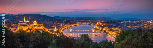 Budapest skyline in Hungary