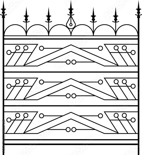 Wrought Iron Gate