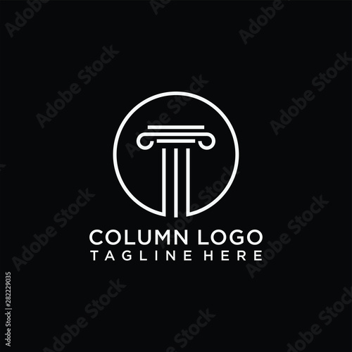 law, court, justice, law firm logo design
