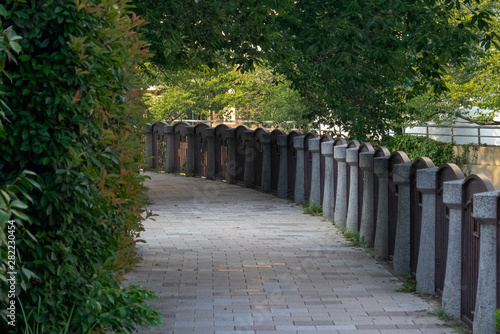 公園の歩道