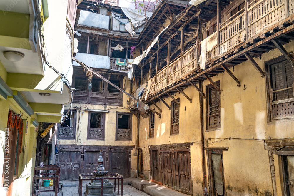 Nepal, Kathmandu, The old nepalese house