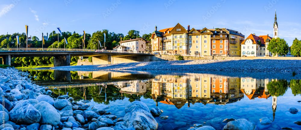 Fototapeta premium famous old town of bad toelz - bavaria