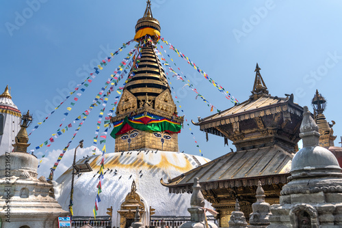 The Swayambhu Maha Chaitya stupa