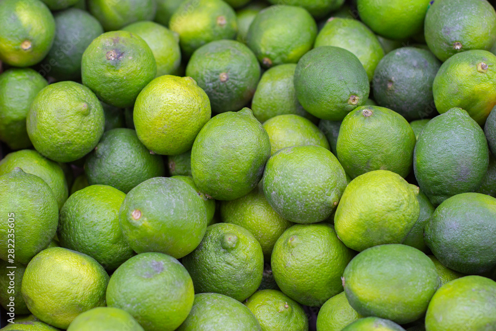 Many fruits citrus lime, green sour ripe lemon lime Many fruits citrus lime, green sour ripe lemon lime