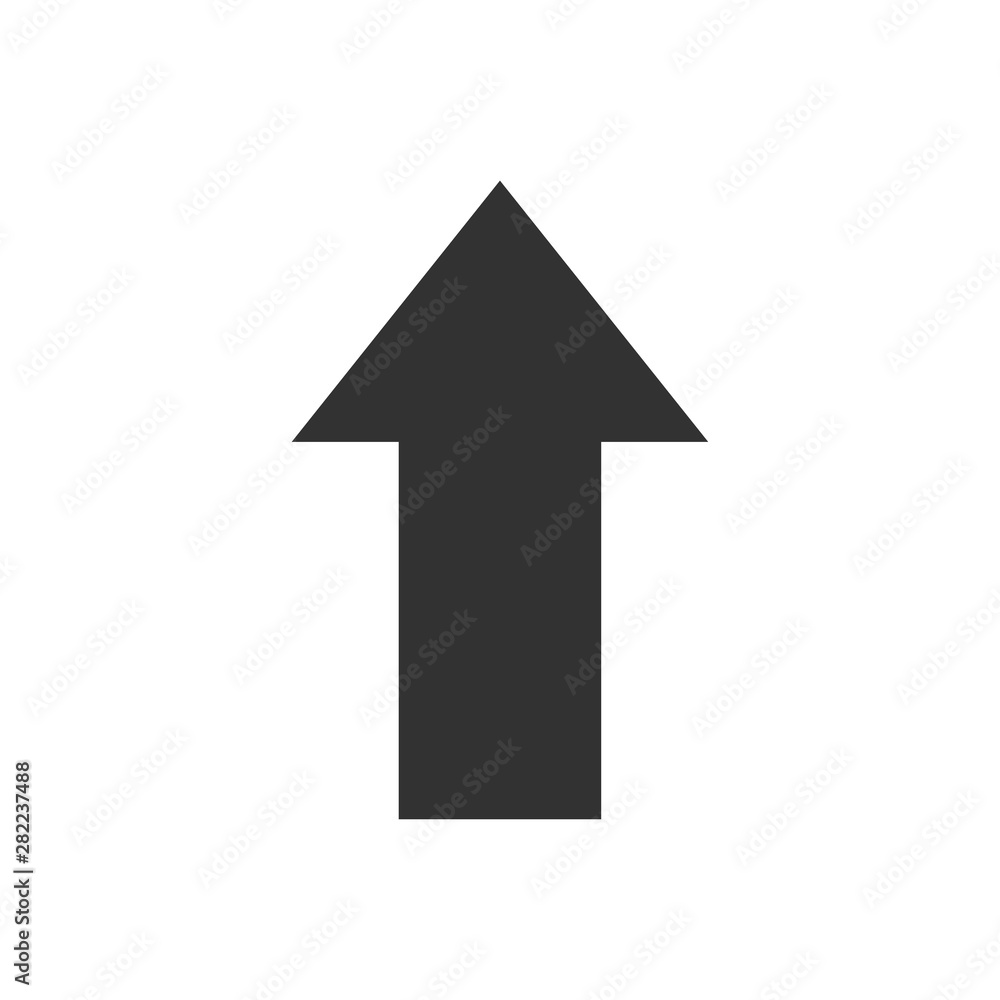 Arrow icon isolated on the white background Arrow icon isolated on the white background