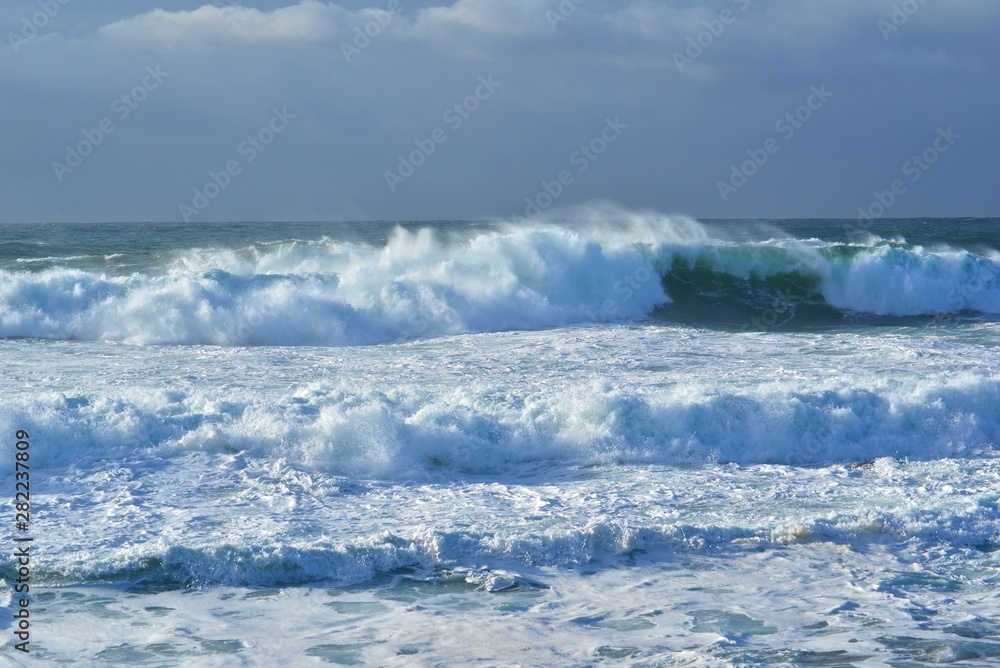 Winter; Atlantic Ocean, Waves, rough Sea, Wind, Storm 