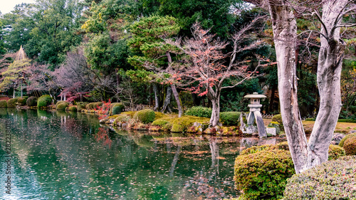 Kenrokuen garden in Kanazawa , One of Japan's 