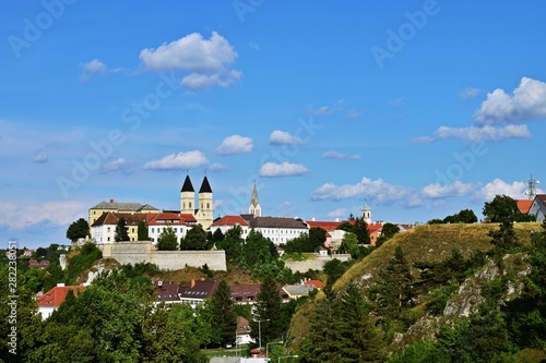 Принти на полотні Blick auf Veszprém, Ungarn von der Brücke