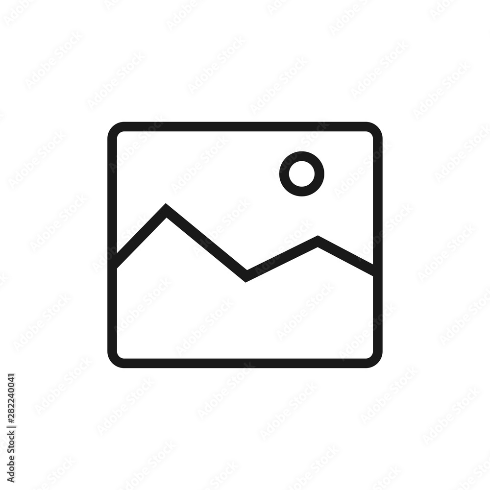 Picture icon isolated on the white background Picture icon isolated on the white background