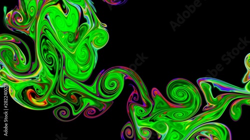 Abstraction painted in oil. Colorful texture background. Multicolored wallpaper graphic design. Pattern for creating artworks and prints. Crazy bright colors style. Digital watercolor effect. Abstract