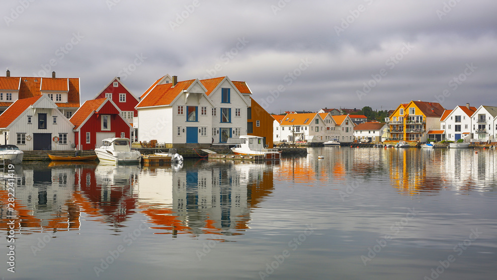Norwegian town Skudeneshavn