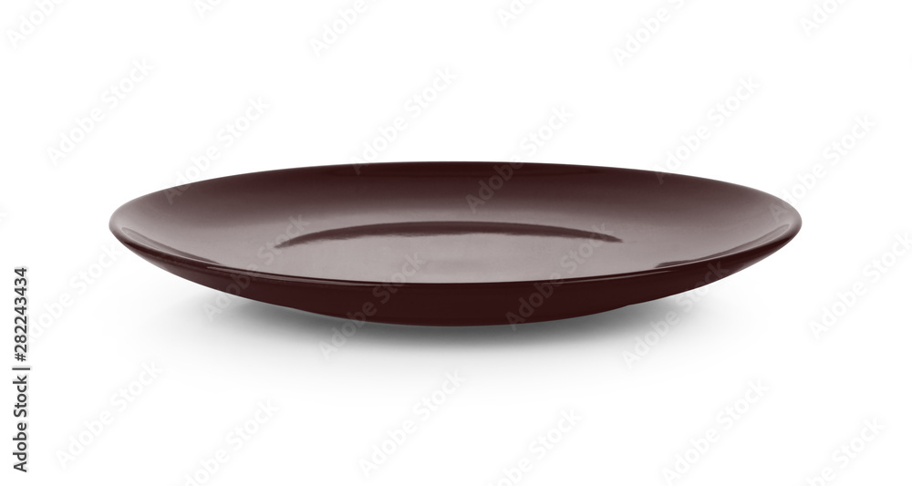 empty plate isolated on white background empty plate isolated on white background