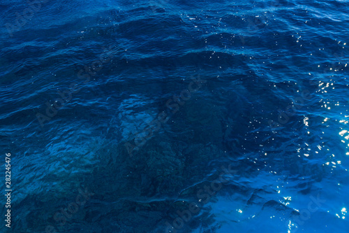 Blue water texture © olyasolodenko