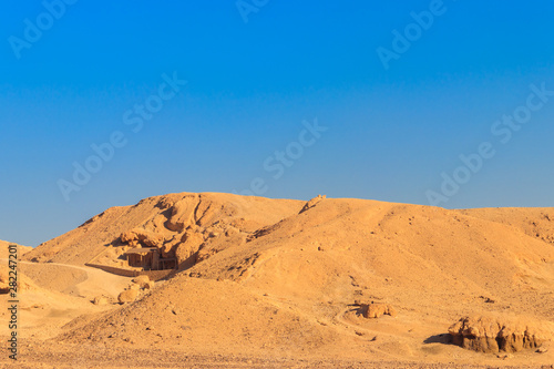 Valley of kings on West Bank of Nile river in Luxor, Egypt