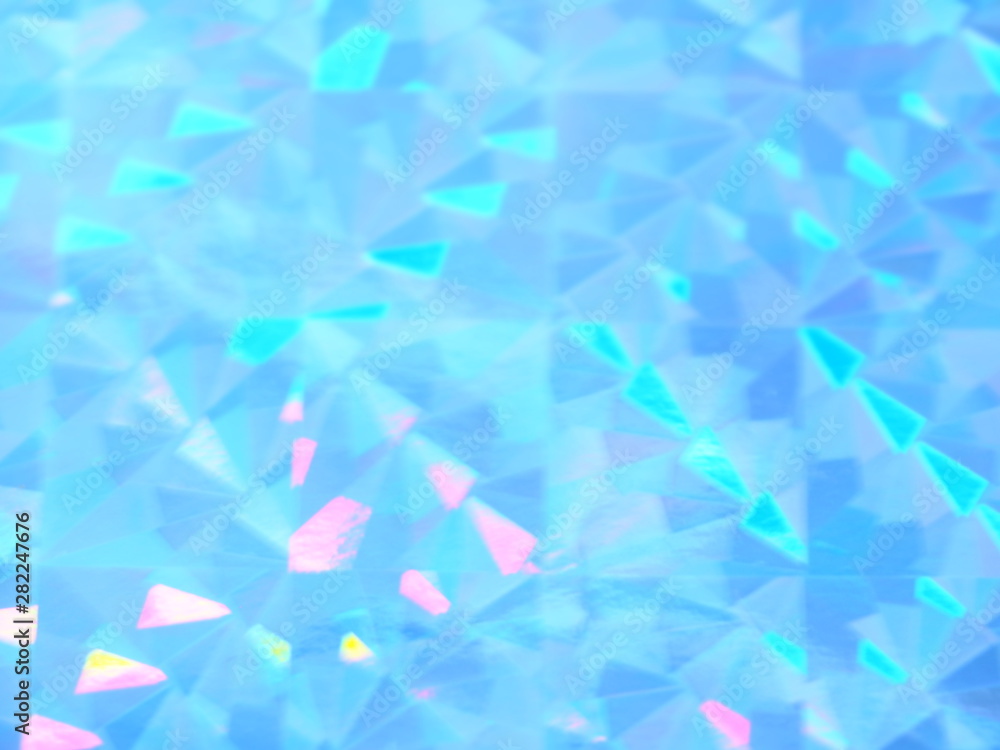 Naklejka premium Holographic colorful ceruleum blue lights festive background