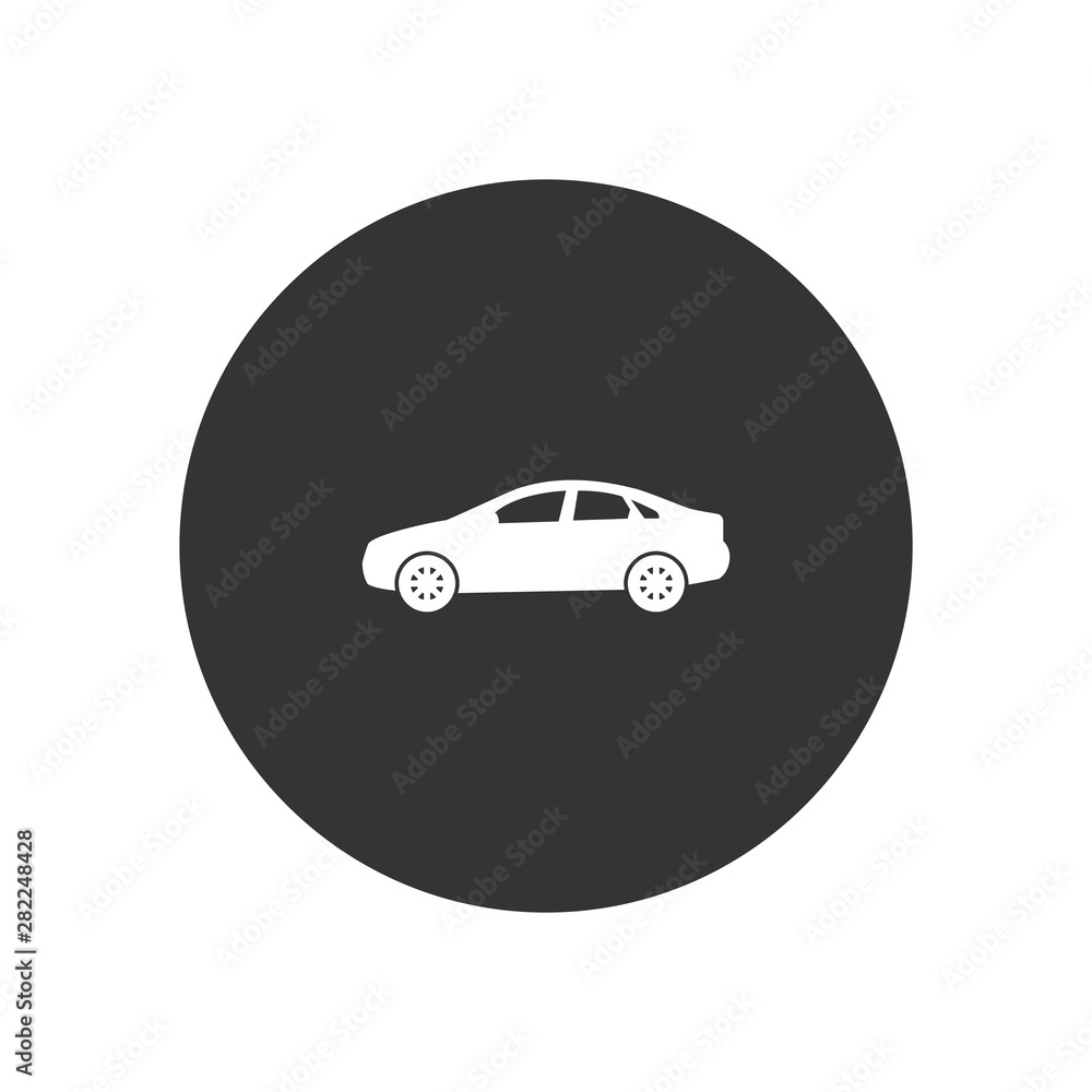 Sedan car vector icon in modern style for web site and mobile app Sedan car vector icon in modern style for web site and mobile app