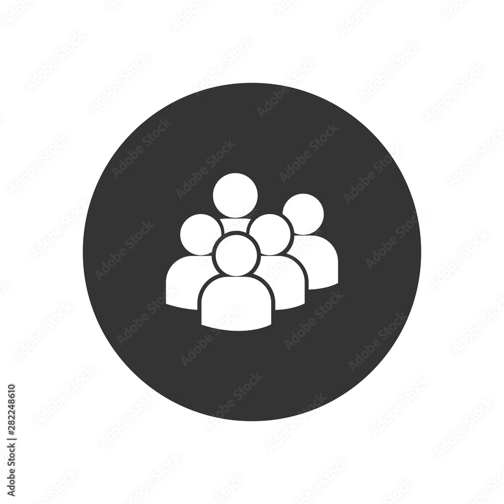 Users group vector icon in modern style for web site and mobile app Users group vector icon in modern style for web site and mobile app