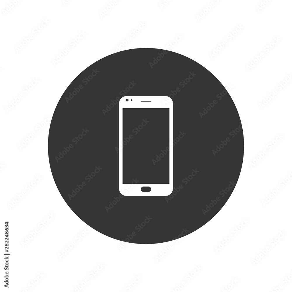 Smartphone vector icon in modern style for web site and mobile app Smartphone vector icon in modern style for web site and mobile app