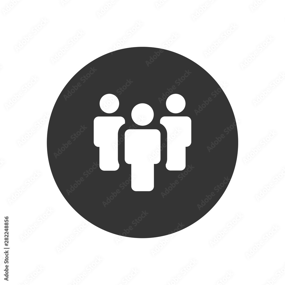 Team vector icon in modern style for web site and mobile app Team vector icon in modern style for web site and mobile app