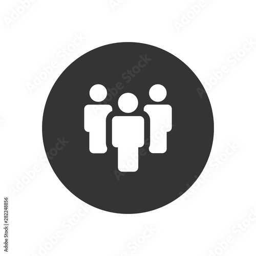 Team vector icon in modern style for web site and mobile app