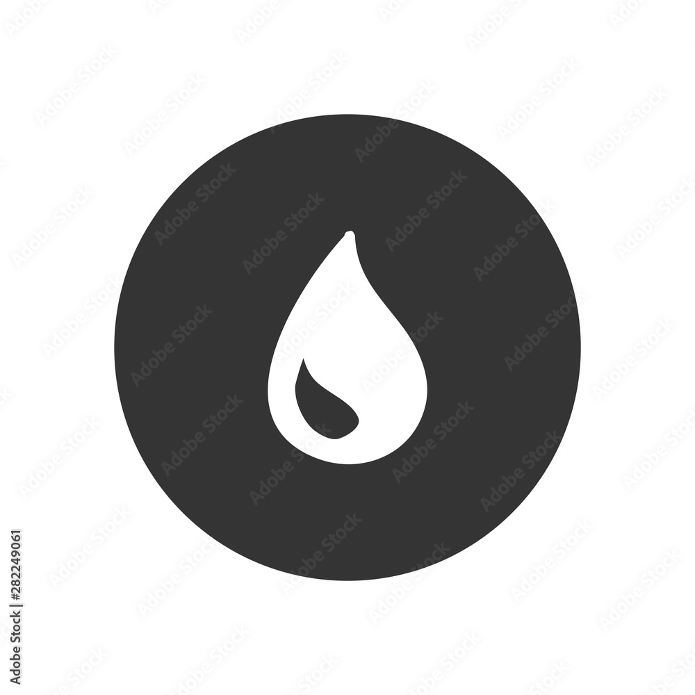 Water drop vector icon in modern style for web site and mobile app Water drop vector icon in modern style for web site and mobile app
