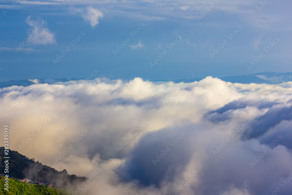 Clouds, beautiful background of nature in Thailand