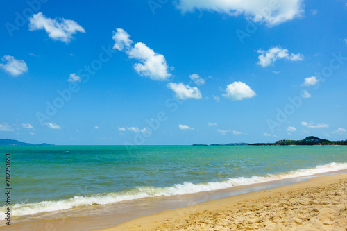 Tropical sea under the blue sky