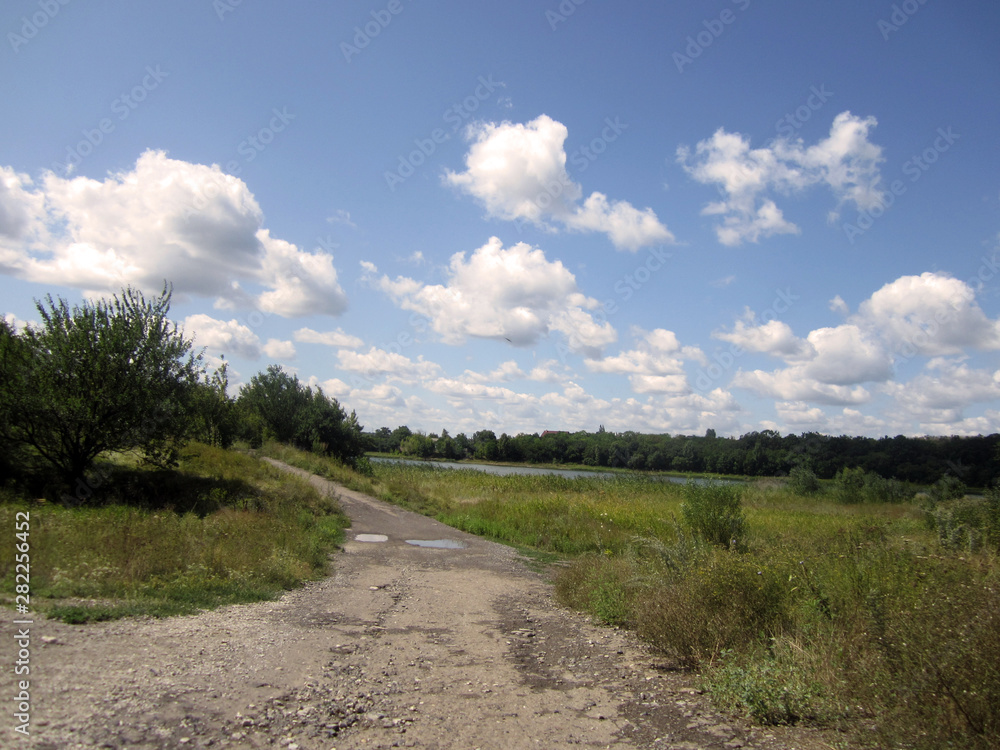 road in the field