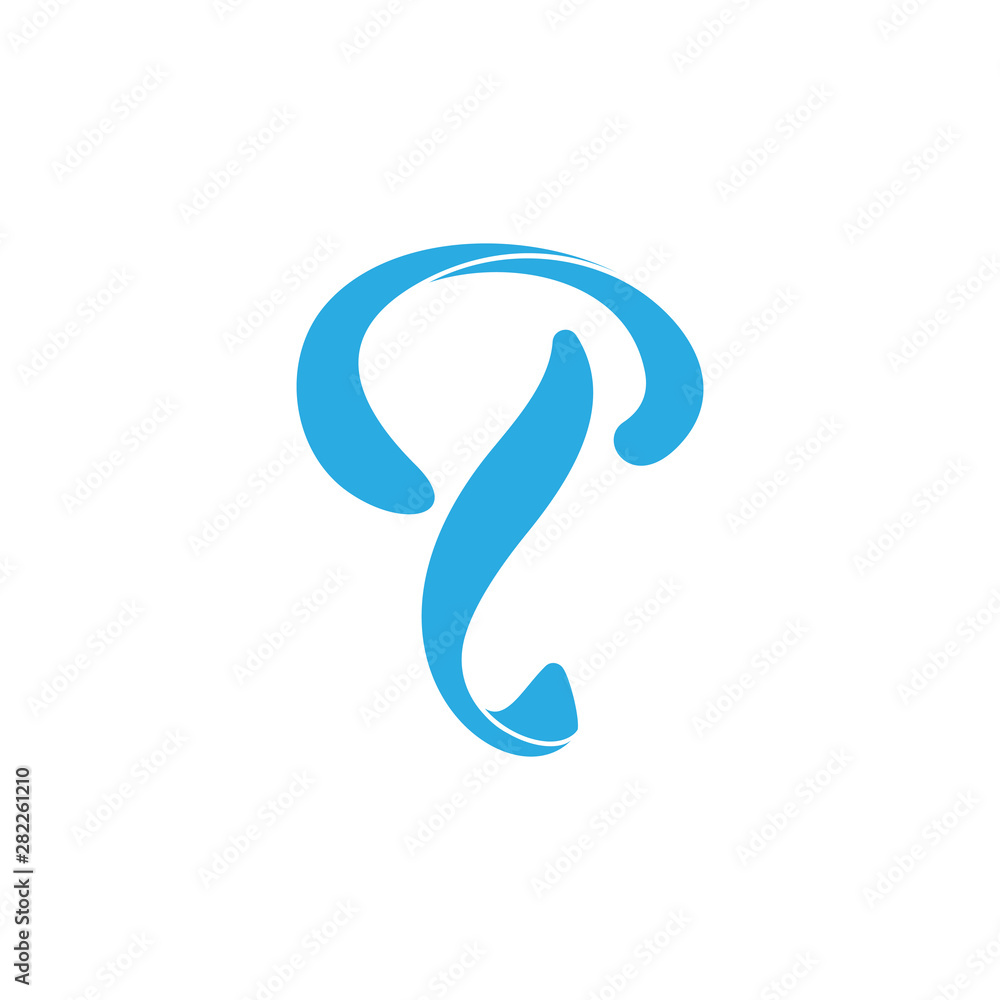 letter q simple gradient 3d logo vector letter q simple gradient 3d logo vector