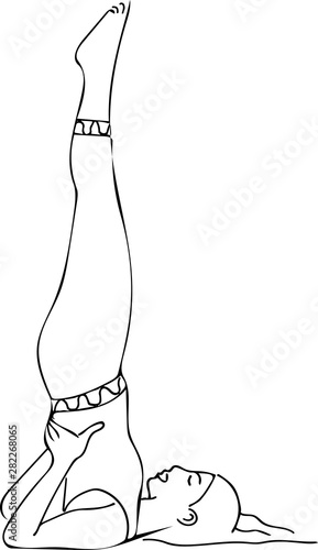 Sarvangasana Schulterstand