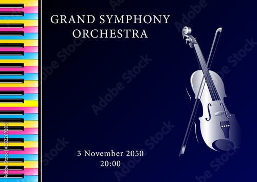 Violin and piano poster