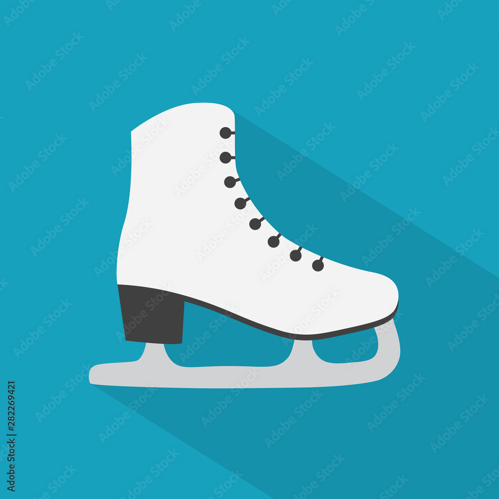 ice figure skates icon- vector illustration ice figure skates icon- vector illustration
