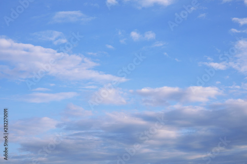 white cloud on blue sky weather background © Ivanna