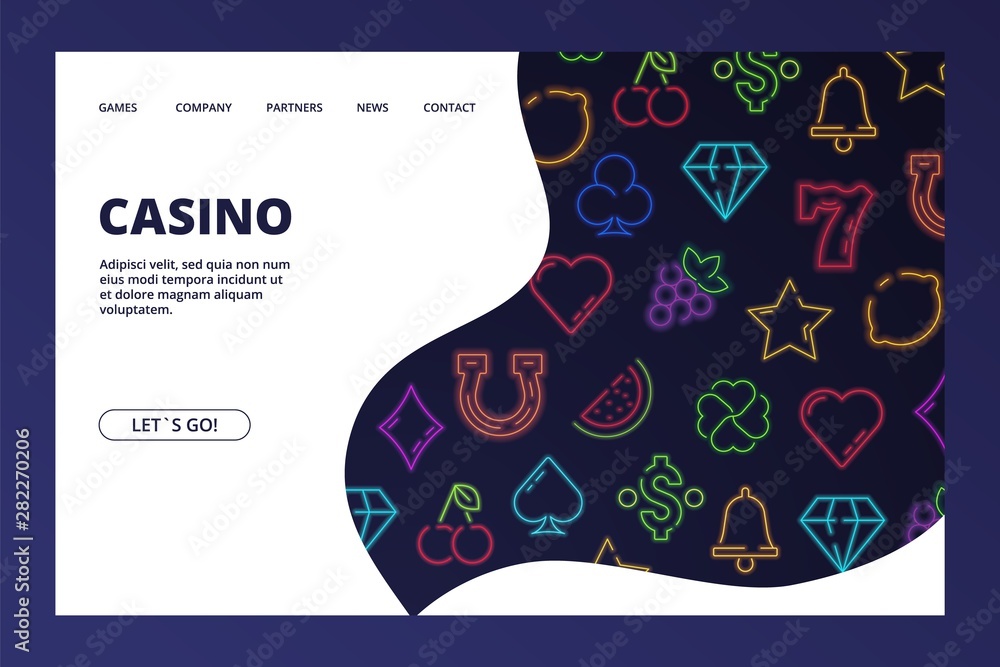 Fotografie Casino landing page