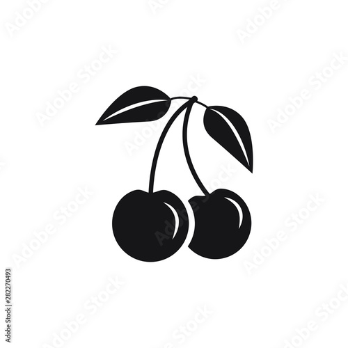 Cherry icon. cherry sign