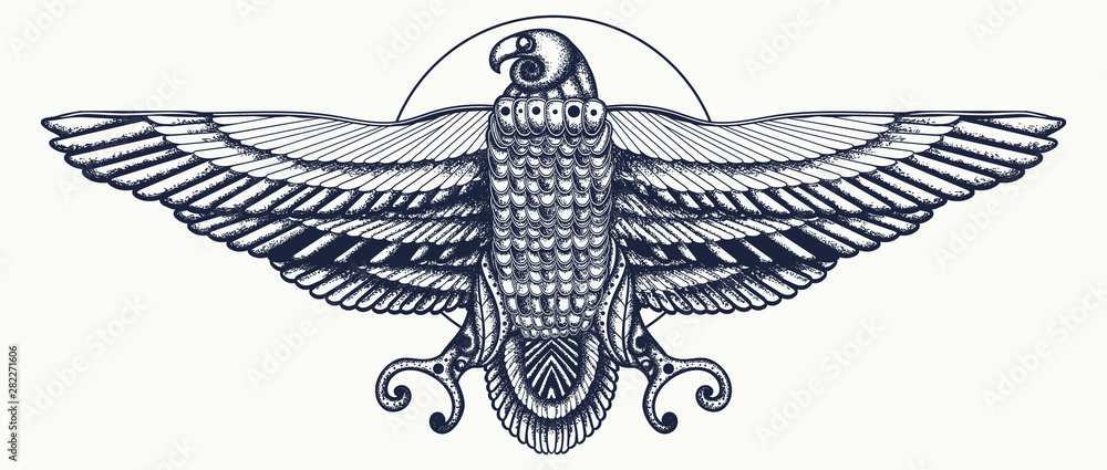 Tip 101+ about falcon tattoo design best .vn