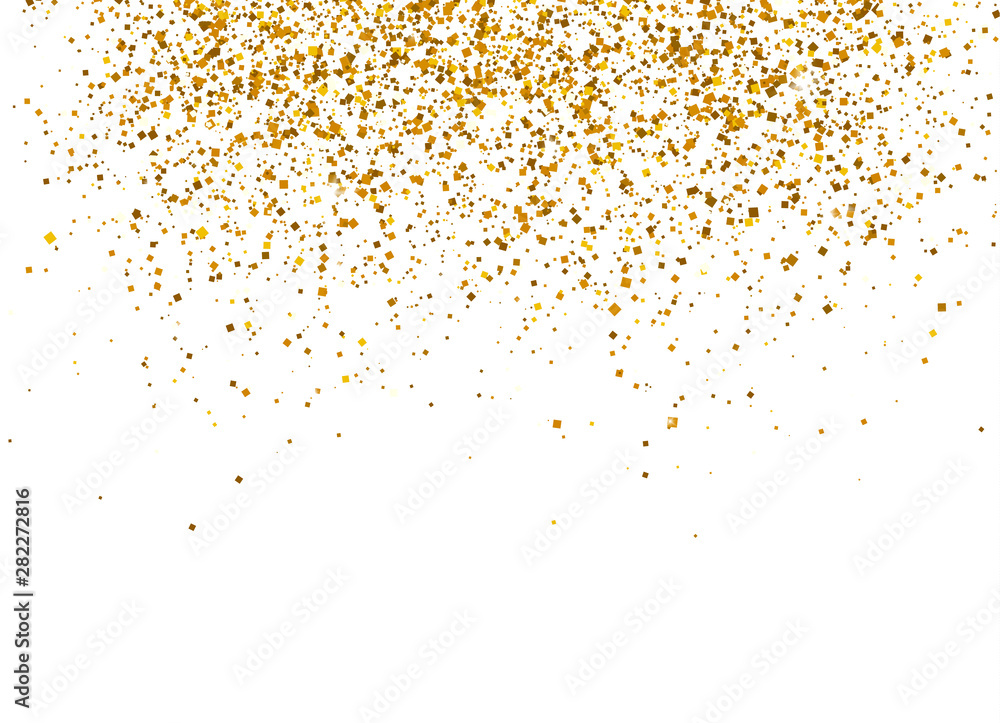 Gold sparkles on white background. Gold sparkles on white background.
