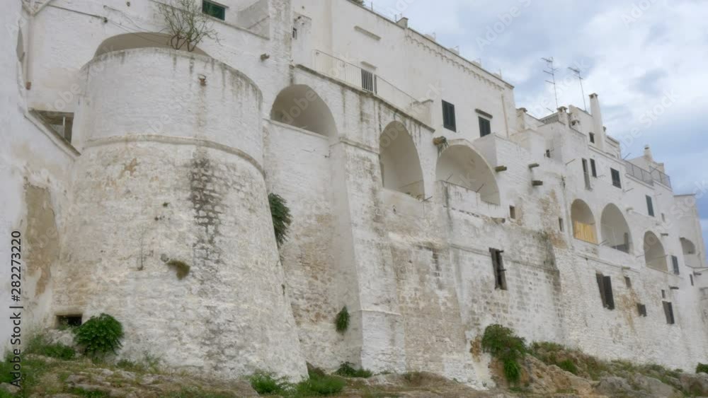 Panorama of the old medieval city of Ostuni in the south of Italy. Region of Apulia. Europa Panorama of the old medieval city of Ostuni in the south of Italy. Region of Apulia. Europa