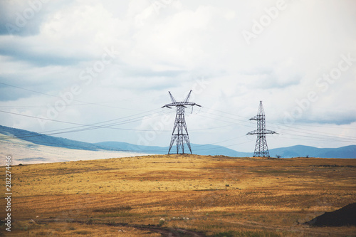 High power electricity poles