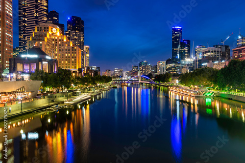 Yarra river in Melbourne Victoria