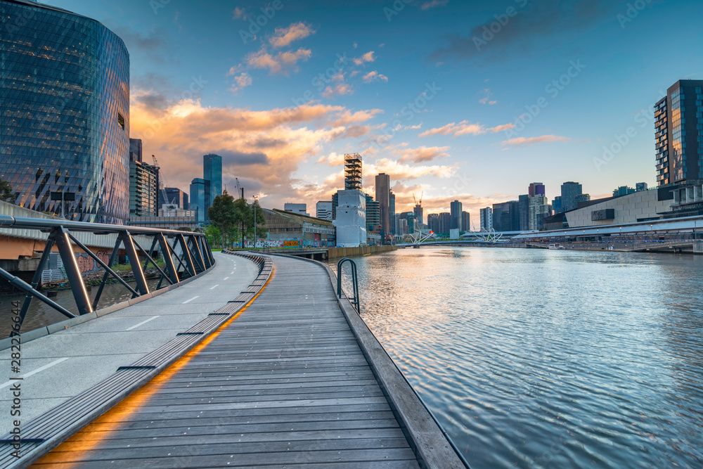 Obraz premium Yarra river in Melbourne Victoria