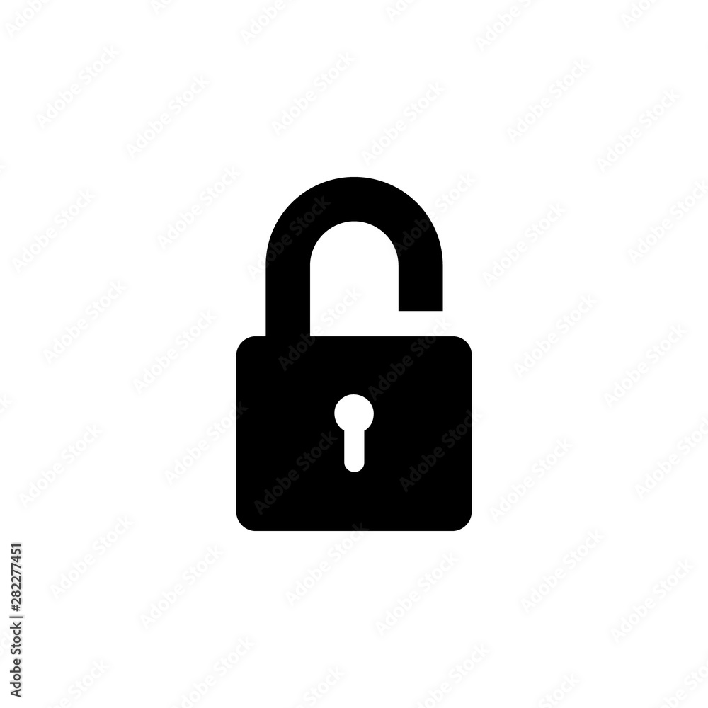 Password security icon vector isolated Password security icon vector isolated