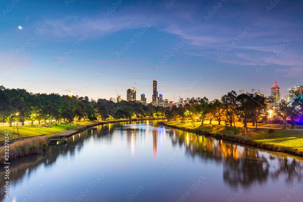 Yarra river in Melbourne Victoria