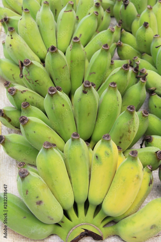 Fresh banana is delicious in the market