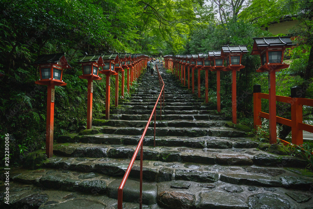 京都　初夏の貴船神社