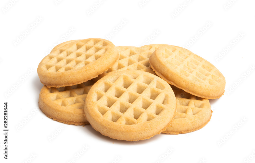 round cookies isolated round cookies isolated