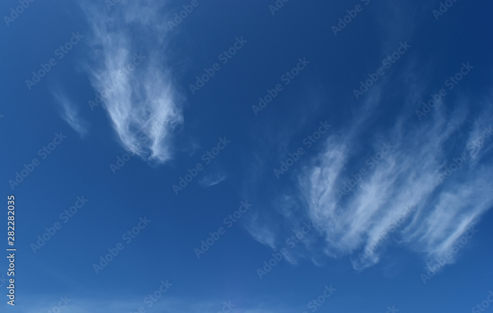 Blue sky and white clouds on a beautiful day. Blue sky and white clouds on a beautiful day.
