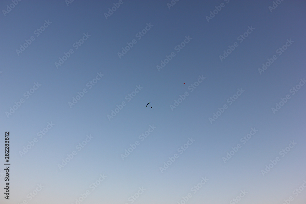 Parachuting at Playa del Ingles